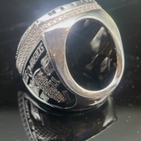Bague de championnat personnalisée Feng Heng tendance en argent/or plaqué moissanite pour les équipes sportives jeunes - Design personnalisable