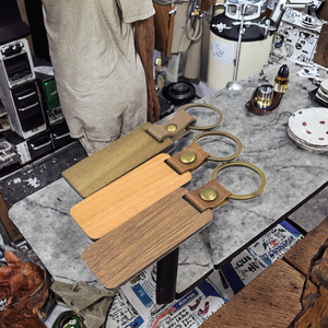 Alta calidad Durable DIY Rectángulo MDF Llavero de madera Transferencia térmica Impresión Sublimación MN EXPORTACIONES 2017 Venta al por mayor Vacaciones - Product Image 3