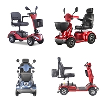 Scooter électrique pliable ultra-léger à 3 roues, approuvé par les compagnies aériennes, avec batterie au lithium, portable, pliage rapide, valise de voyage pour seniors