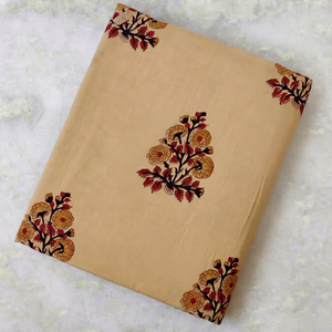 Beautiful <b>Indian</b> Wooden Block Art Hand Block Print 100% Cotton <b>Fabric</b> for Home Furnishing Decor Dresses Bags Custom Print - Product Image 1
