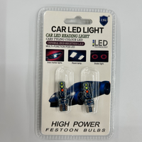 Ampoule LED universelle pour voiture, ampoules LED COB T10, 8 LED, 12V, éclairage séquentiel, ampoule longue durée pour automobile