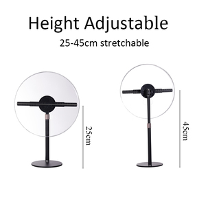 3D Desktop <b>Projector</b> Fan Light 30cm With Transparent Cover HD <b>WiFi</b> APP Backpack Advertising Machine Display BS-AD30S Transparent - Product Image 4