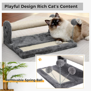 Poste y Almohadilla Rascadora para Gatos, Postes y Almohadillas Rascadoras Cubiertos de Sisal con Pelota de Juego, Ideal para Gatitos y Gatos - Product Image 5