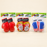 Paire de gants de boxe pour enfants avec fermeture à sangle de poignet, à partir de 3 ans, ensemble de gants de boxe pour enfants pour jeux de rôle sportifs