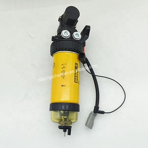 Ensemble filtre à carburant 349-1063, séparateur eau-carburant pour pelle rétrocaveuse 428D 428E 430D 414E 416D, pompe à carburant électrique 12V 3491063 - Product Image 1