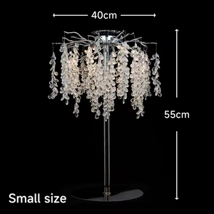 Nouveau centre de <span class=keywords><strong>table</strong></span> élégant et moderne en métal avec support à fleurs LED et télécommande pour mariage, banquet et décoration intérieure - Product Image 5