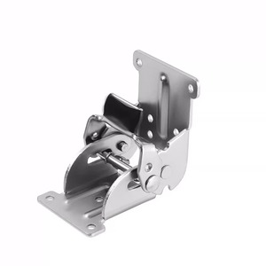 Furniture Hinge Multi-Angle Self-Locking <b>Folding</b> <b>Leg</b> Hardware Surface Mount Iron Nickel Plated Minimalist Design Licensed - Product Image 2