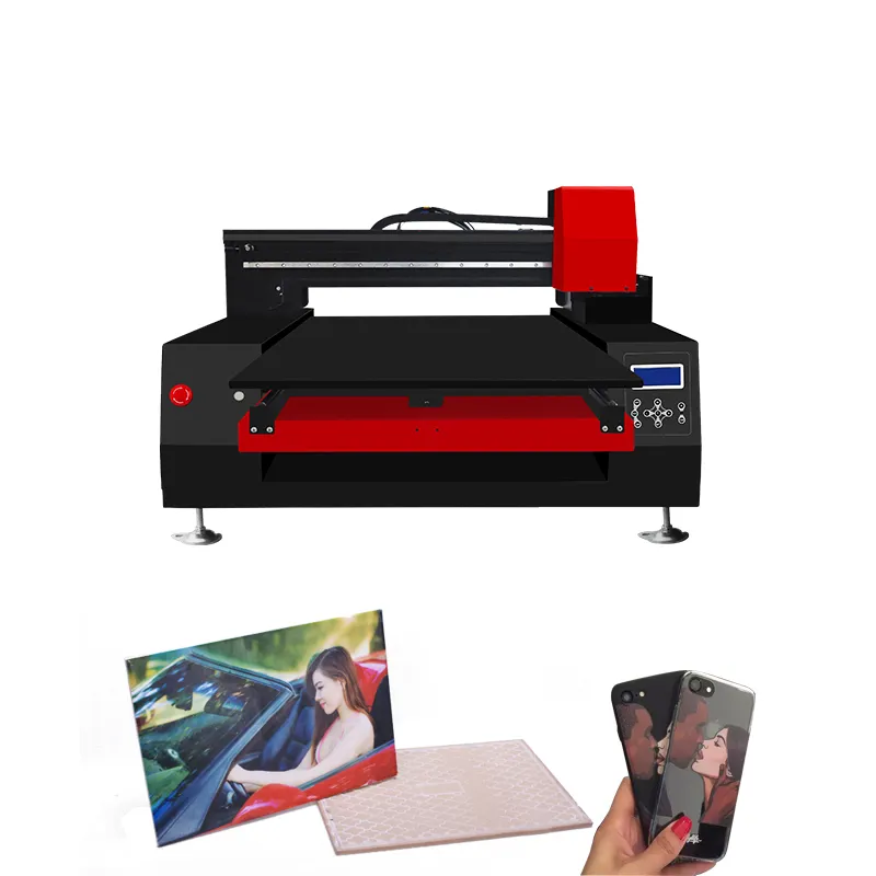 Kotak Hadiah/Tas Kemasan/Kotak Mesin Cetak 6090 Printer UV Printer Meja UV Ukuran Kecil A1