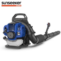 Souffleur à dos à essence EB753R de qualité industrielle, 1,9 kW, 52,8 cm³, 2 temps, vitesse maximale de l'air de 280 km/h, certifié CE pour