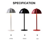 Lámpara de Mesa LED Moderna de Hierro Dailu, Lámpara de Escritorio Táctil para Hotel, Carga Inalámbrica de Lujo, Recargable, para Restaurante