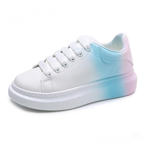 Colorful and fashionable walking <b>shoes</b>, thick-soled casual <b>shoes</b>, sports <b>shoes</b>, design of the upper, designer style - Product Image 1