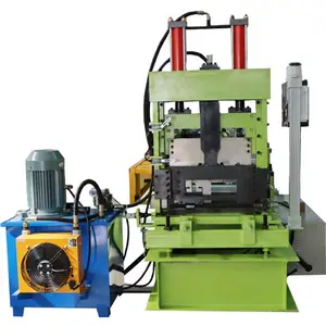 Automatic Interchangeable CZ Purlin Roll Forming Machine C U Steel Channel Machine Building Material Machinery For Sale