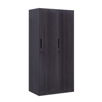 Armoire métallique à 2 portes, casier à vêtements, placard en métal