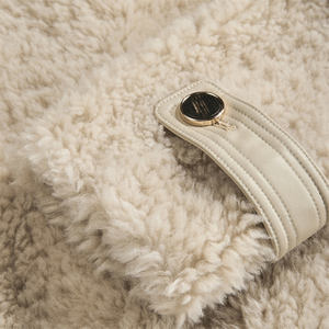 Da donna rosa marrone <span class=keywords><strong>Trench</strong></span> <span class=keywords><strong>corto</strong></span> da donna finto elegante grigio per lunghe pellicce finte da donna - Product Image 4