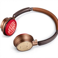 Casque de luminothérapie rouge premium Biothm REDFLEX PRO pour oreilles, mâchoire, 650/850/940nm infrarouge, TMJ, dents, gorge, cou, rechargeable