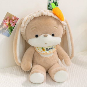 Peluche a forma di mela, orsetto, carota e coniglio, regalo per macchina acchiappagiochi - Product Image 1