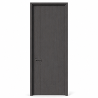 Porte intérieure en mélamine couleur personnalisée, porte de bureau à structure stable, durable pour une utilisation fréquente dans les salles de réunion