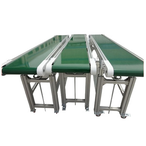 Mesin Konveyor Sabuk PVC dan Struktur Aluminium yang Mudah Dibersihkan dan Berjalan Lancar, dengan Kecepatan dan Ketinggian yang Dapat Disesuaikan - Product Image 6