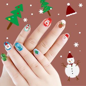 Adesivi per Unghie Riutilizzabili per Bambini, Clip per Unghie a Tema Cartone Animato, Gioco <span class=keywords><strong>di</strong></span> Travestimento - Product Image 4