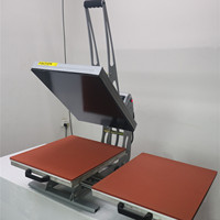 Presse à chaud commerciale 38x38cm à ouverture automatique magnétique pour transfert par sublimation sur T-shirts