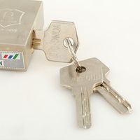 Cadenas rectangulaire antivol à ouverture horizontale, avec cylindre de sécurité de niveau B, antirouille et étanche, pour portail d'entrepôt