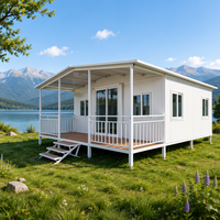 Maison conteneur pliable Jiezhu à double aile extensible, espace de vie épaissi et respirant pour dortoir et usage domestique