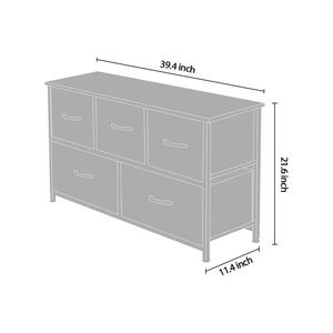 ODM OEM 5 Cajones Salón Dormitorio Organizador de almacenamiento Tocador de tela - Product Image 5