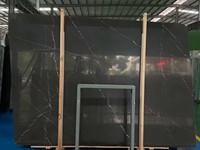 Dalle de marbre gris Pietra aiguisé coupée à la taille