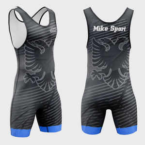 Топ сублимированный индивидуальный дизайн борцовские майки профессиональная дышащая Молодежная борцовская одежда - Product Image 6