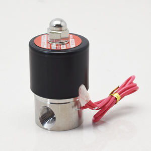 2S025-08 AC220V DC24V Normaler weise geschlossenes Edelstahl-Wasser ventil <span class=keywords><strong>Pilot</strong></span> wasser Gas Mikro magnetventil 1/4 Zoll - Product Image 2