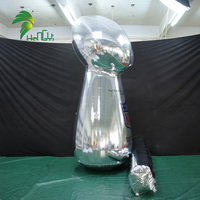 Trophée gonflable de rugby Trophée gonflable géant Trophée de boule miroir/modélisation publicitaire gonflable géante