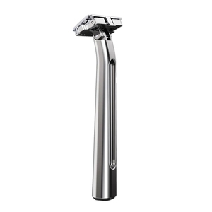 BEIKELIN Twin Blade, diseño de media PROTECCIÓN DE Metal antiguo, cuchillas de acero inoxidable <span class=keywords><strong>para</strong></span> <span class=keywords><strong>afeitado</strong></span> <span class=keywords><strong>corporal</strong></span> seguro <span class=keywords><strong>para</strong></span> hombres con soporte <span class=keywords><strong>para</strong></span> maquinilla de afeitar - Product Image 5