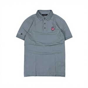 Camisa de Golf Casual de Manga Corta para Hombre con Logotipo Personalizado, Tallas Grandes, Tejida, OEM, Cuello Estampado, Bordado de Alta Calidad, Venta al por Mayor - Product Image 1
