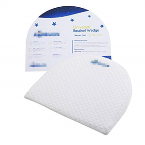 Almohada para <span class=keywords><strong>Cuna</strong></span> de Bebé Recién Nacido, Hecha a Mano, en Forma de <span class=keywords><strong>Cuña</strong></span>, Relleno de Espuma Ecológica, Agradable al Tacto, para un Sueño Seguro - Product Image 5