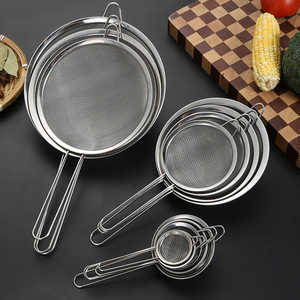 Colador de Acero Inoxidable con Borde Ancho, Filtro de Aceite de Material 201, para Uso Doméstico en la Cocina, Eliminación de Residuos de Leche de Soya - Product Image 2