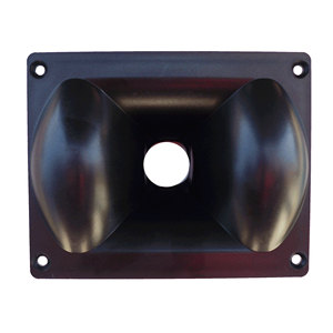 Tromba pour tweeter à visser, composant d'enceinte professionnel, trou de montage 80 mm, conception à double cornet - Product Image 1