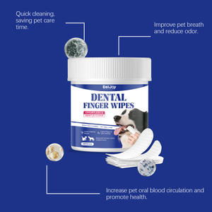 Toallitas Húmedas para Perros EELJOY, Limpieza Dental, Aroma a Frutas, Ingredientes Suaves, Material de Poliéster, Cubierta para Dedos, Eliminación de Sarro, Todas las Edades - Product Image 3