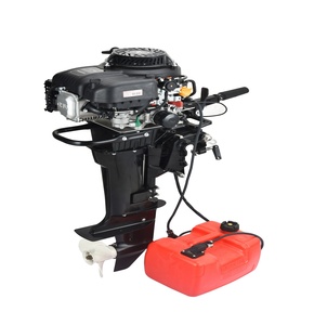 Moteur hors-bord 15 CV 4 temps à essence avec allumage CDI neuf et carburateur pour bateau - Product Image 2