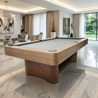 Table de billard sur mesure, fabrication directe d'usine, table de billard de luxe sur mesure, Mesa De Billar Deluxe avec un ensemble complet d'accessoires