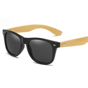 2024 lunettes de soleil rétro en <span class=keywords><strong>bois</strong></span> faites à la main pour hommes femmes carré bambou miroir lunettes de soleil - Product Image 1