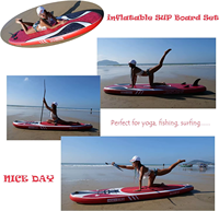 En stock, planche à pagaie gonflable, 10'6x32\", charge maximale de 130 kg, utilisation en lacs et rivières, accessoires complets inclus