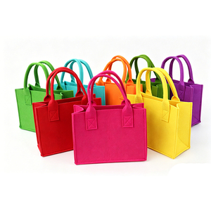 Direct Factory Custom Logo Letter/Monogram Blank Tote Felt Bags