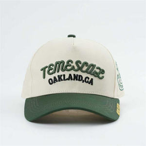 Casquette de <span class=keywords><strong>baseball</strong></span> personnalisée à 5 panneaux, Casquette structurée à 5 panneaux avec visière en A et différentes teintes, Casquettes structurées à 5 panneaux à couronne haute - Product Image 2