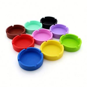 Custom Logo Promotional <b>Ashtray</b> Eco-Friendly Heat Resistant PVC Customized Color <b>Portable</b> Smoking Accessory Business Gifts - Product Image 3