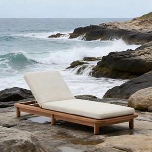 Chaise longue <span class=keywords><strong>de</strong></span> piscine Sunway moderne en teck pour l'extérieur, réglable, pour patio, chaise longue <span class=keywords><strong>de</strong></span> <span class=keywords><strong>bain</strong></span> <span class=keywords><strong>de</strong></span> <span class=keywords><strong>soleil</strong></span>, mobilier <span class=keywords><strong>de</strong></span> plage - Product Image 5