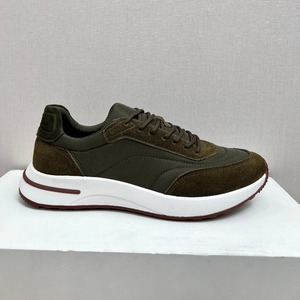 Men's <b>Leather</b> Patchwork Breathable Mesh Athletic Shoes, 2026 New Summer Lightweight Running Shoes, Casual and Versatile <b>Sneakers</b> - Product Image 5