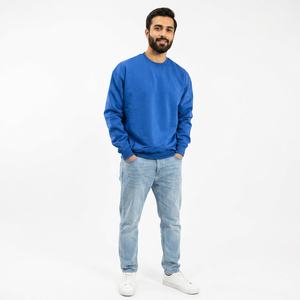 Manufacturer Autumn Custom Plain Long Sleeve Men's Hoodie Pullover <b>Mock</b> <b>Neck</b> Cotton Crewneck Oversize Hoodies - Product Image 1