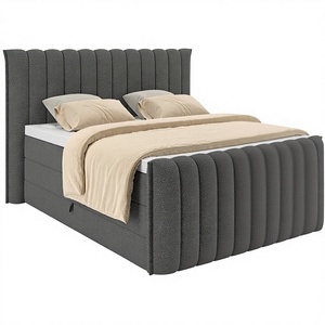 Letto Moderno Europeo in Velluto, Design <span class=keywords><strong>Salvaspazio</strong></span> a Due Cassetti, Arredamento di Lusso per Camera da Letto Personalizzato OEM/ODM per Grossisti - Product Image 1