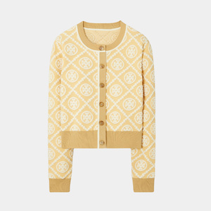 <span class=keywords><strong>Cardigan</strong></span> a manica lunga di alta qualità maglione lavorato a maglia gialla <span class=keywords><strong>Cardigan</strong></span> <span class=keywords><strong>donna</strong></span> Top corto con Design a bottone - Product Image 1