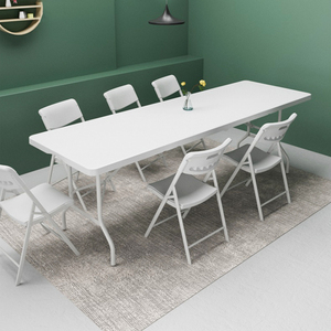 Ensemble de table à manger pratique pour l'extérieur personnalisé de haute qualité Table pliante en acier inoxydable table de camping - Product Image 6